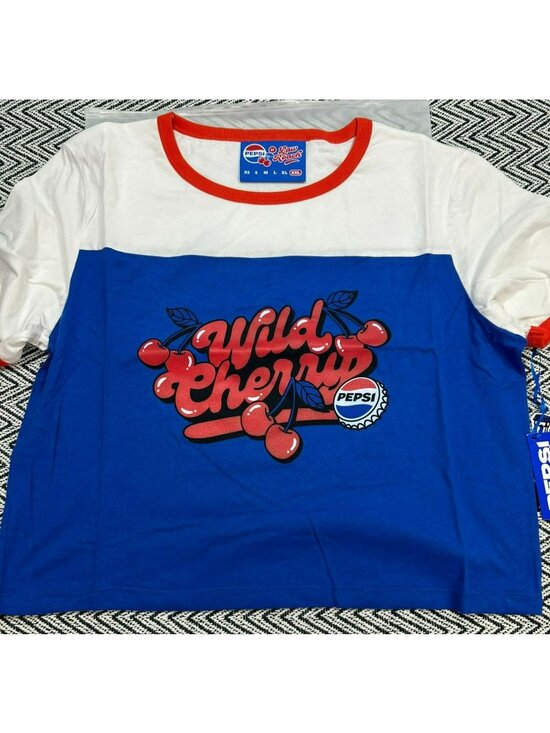 Tops - Pepsi Wild Cherry Baby Tee By Law Roach Size XXL - Rare Limited Edition
